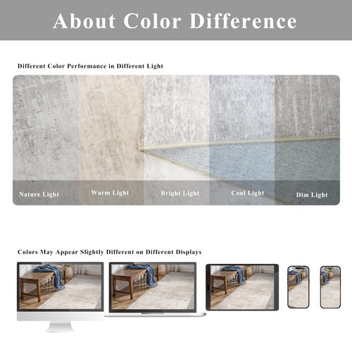 3x7 Washable Hallway Runner Rug: Abstract Stain Resistant Kitchen Rug Farmhouse Ultra Soft Bathroom Bedroom Entryway Printed Floor Mat Thin Non-Slip Carpet for Living Room Laudry(3x7,Beige/Cream)