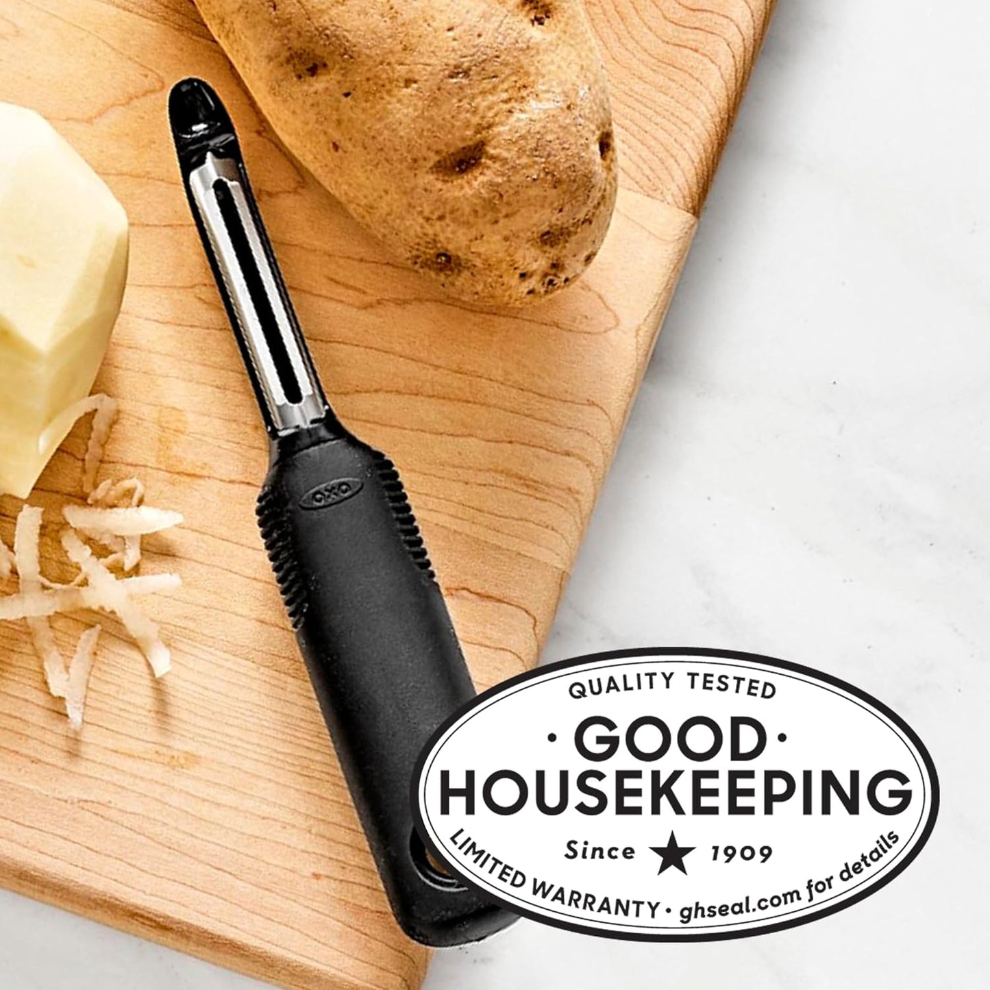 OXO Good Grips Swivel Peeler - Effortless Vegetable & Fruit Peeling | Ergonomic Design for Easy Use