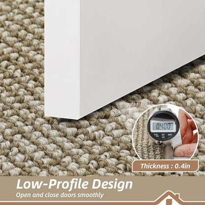 BEQHAUSE Dirt Trapper Door Mat - Non-Slip, Washable, Absorbent Entrance Mat | 24" x 36", Light Beige