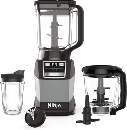 Ninja Blender - Compact Kitchen System with 1200W Power | 3 Functions for Smoothies, Dough & Frozen Drinks | Grey, 72-oz. Pitcher