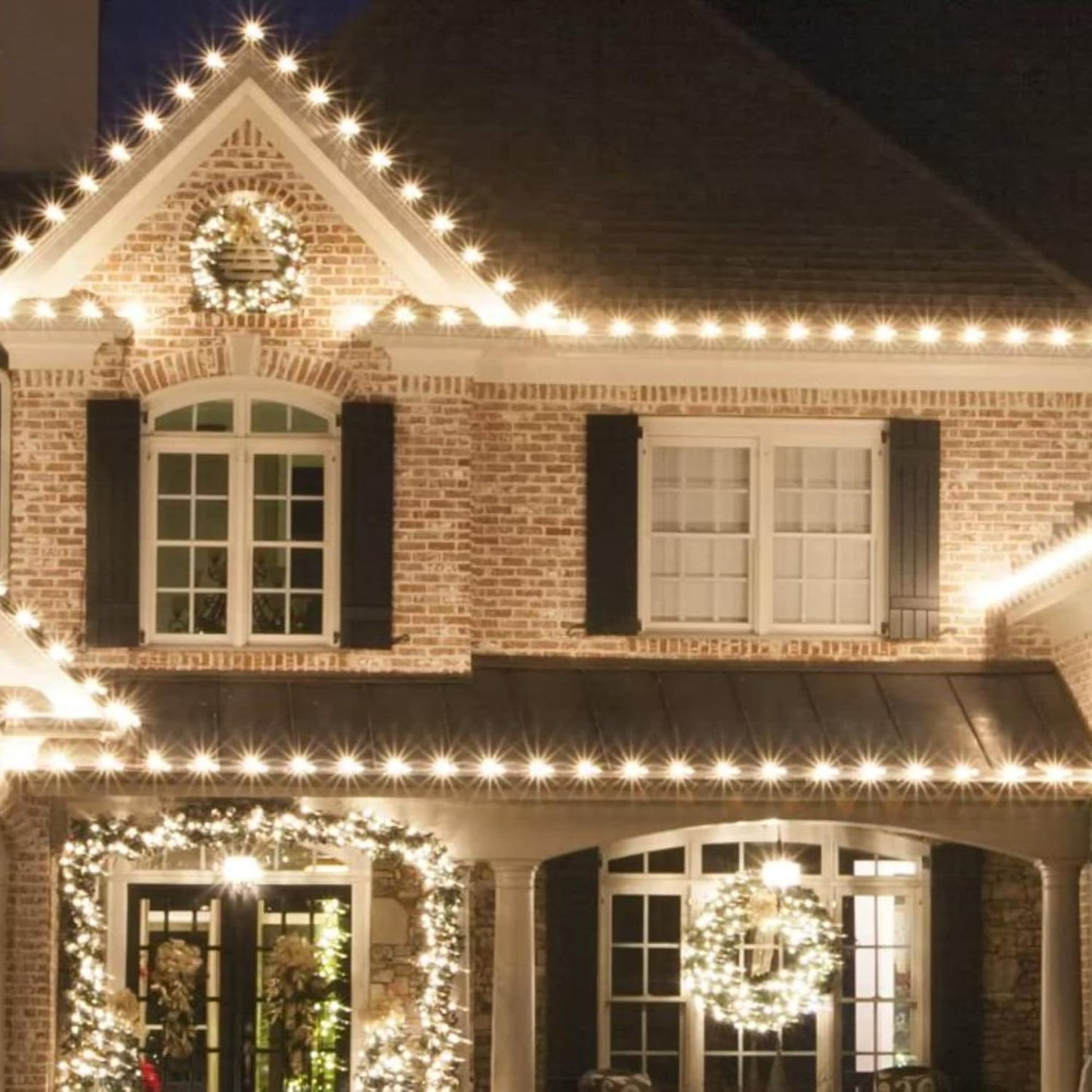 TW SHINE C9 Christmas Lights - 100 LED 66 FT Waterproof String Lights with 8 Modes Timer for Indoor/Outdoor Decor