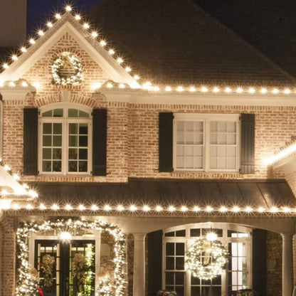 TW SHINE C9 Christmas Lights - 100 LED 66 FT Waterproof String Lights with 8 Modes Timer for Indoor/Outdoor Decor