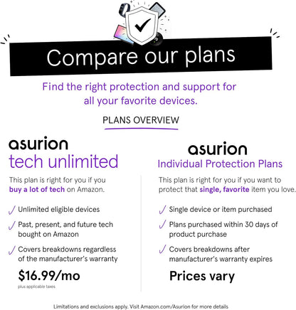 ASURION 2-Year Floorcare Protection Plan | Comprehensive Coverage for $90 - $99.99