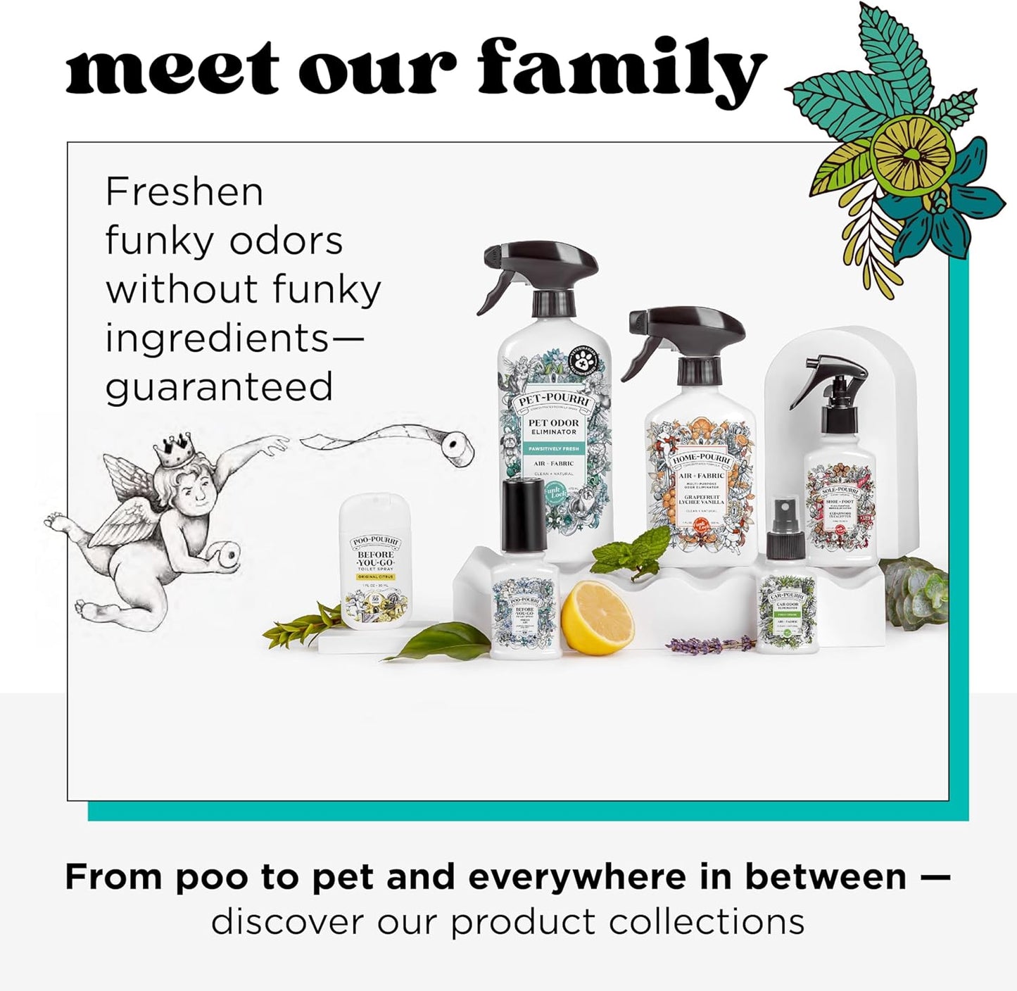 Poo-Pourri Before-You-Go Toilet Spray - Fresh Air & Mint, 2 Fl Oz | Jasmine Scented Solution
