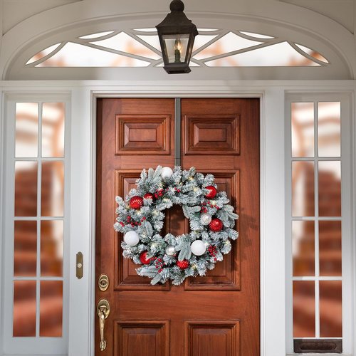 Haute Decor Adjustable Wreath Hanger - 20 Lb Capacity for Versatile Home Decor