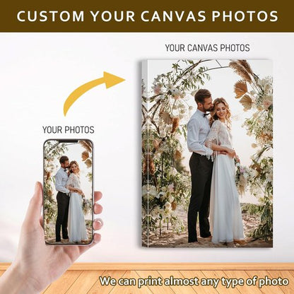 Custom Canvas Prints - Personalized Photo Wall Art for Weddings, Family, and Home Decor | 20x20
