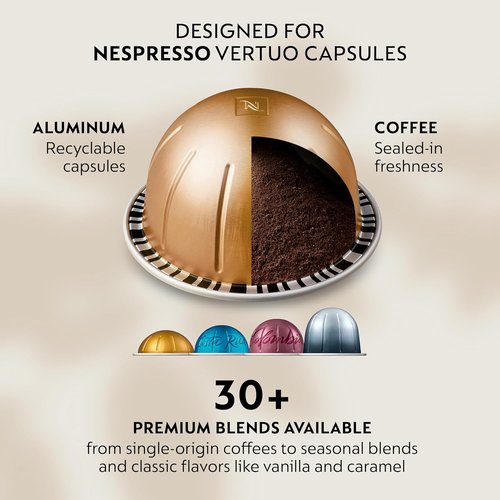 Breville Nespresso Vertuo Next Coffee & Espresso Maker - Stylish Navy Design