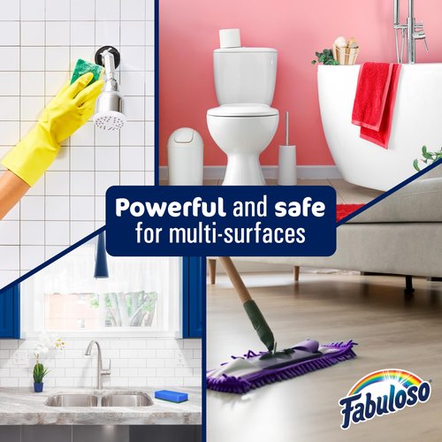 Fabuloso Multi-Purpose Cleaner & Floor Cleaner, 2X Concentrated, Lavender Scent, 56 fluid ounces