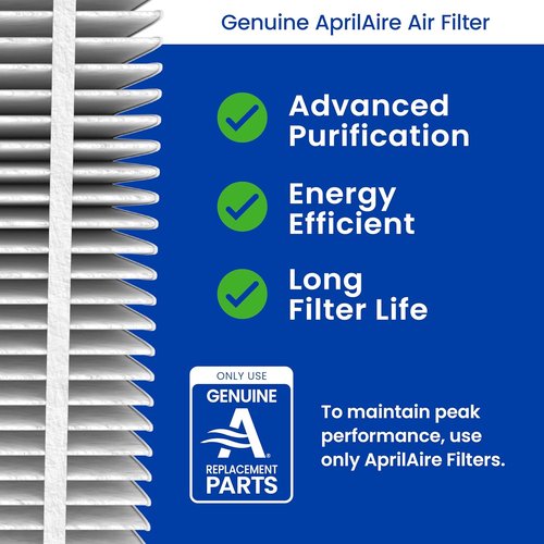 AprilAire 213 Replacement Filter - MERV 13 Air Filter for Whole House Purifiers | 20x25x4 (Pack of 4)