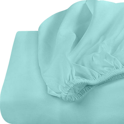 Utopia Bedding Twin XL Fitted Sheets - Soft Brushed Microfiber - Deep Pockets - Spa Blue (Pack of 2)