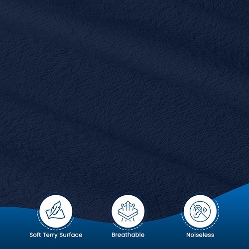 Utopia Bedding Waterproof Mattress Protector Full Size (Pack of 14), Premium Terry Mattress Cover 200 GSM, Breathable, Fitted Style with Stretchable Pockets (Navy)