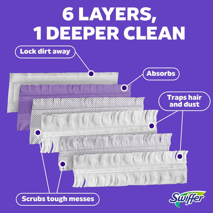 Swiffer PowerMop Multi-Surface Mopping Pad Refills - 11 Count for Effortless Floor Cleaning