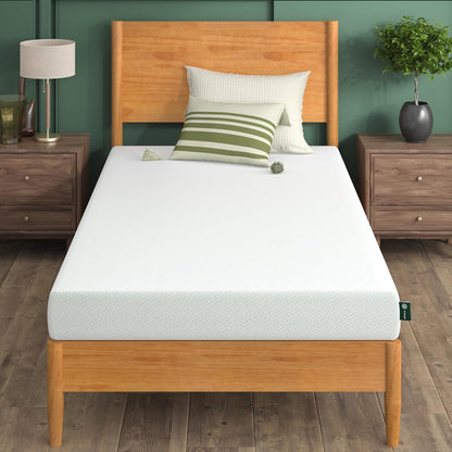 Zinus 6 Inch Green Tea Memory Foam Mattress - Twin Size | Fiberglass Free & CertiPUR-US Certified