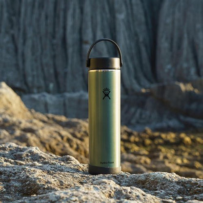 Hydro Flask 24 Oz Hiking Water Bottle - Lightweight Trail Series with Wide Flex Cap | Obsidian
