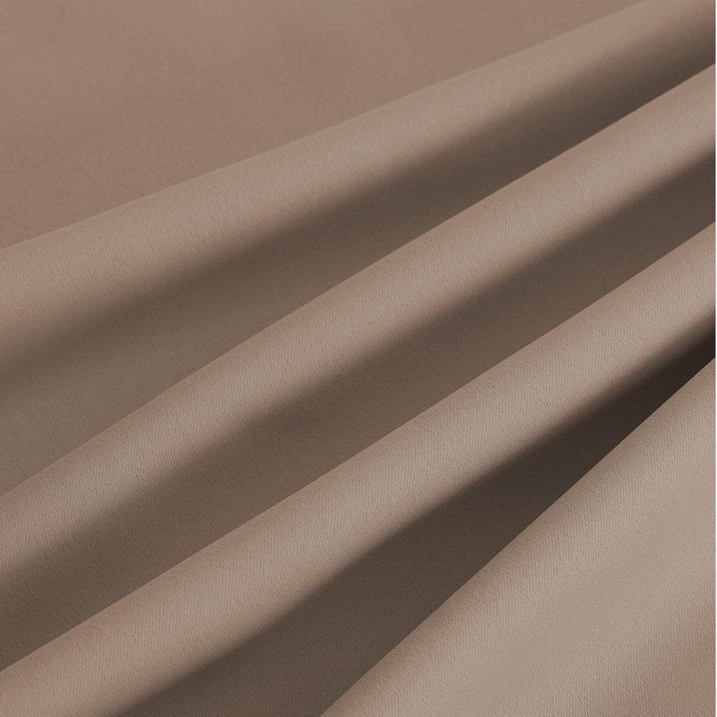 NICETOWN Room Darkening Curtains - 2 Panels in Cappuccino | W52 x L84 for Enhanced Privacy