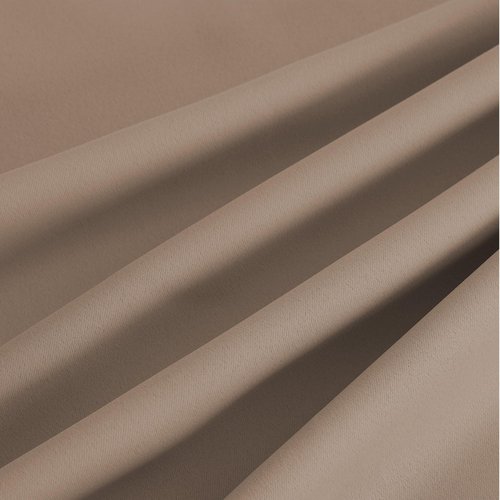 NICETOWN Room Darkening Draperies Curtains Panels, 2 Panels Cappuccino W52 x L108