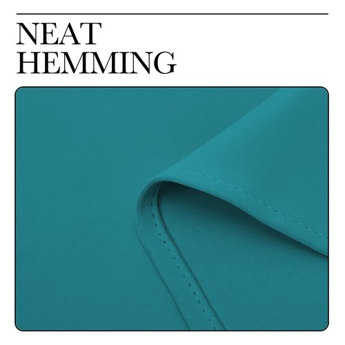NICETOWN Room Darkening Curtains 78 inch Length 2 Panels, Peacock Teal, 2 Pieces, W42, Thermal Insulated Grommet Blackout Curtains for Modern Casual Elegant Bedroom Kids Room Theme Decoration