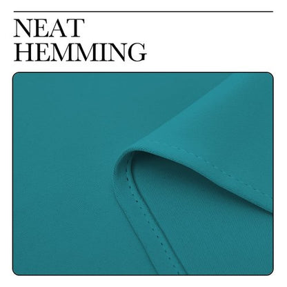 NICETOWN Room Darkening Curtains 78 inch Length 2 Panels, Peacock Teal, 2 Pieces, W42, Thermal Insulated Grommet Blackout Curtains for Modern Casual Elegant Bedroom Kids Room Theme Decoration