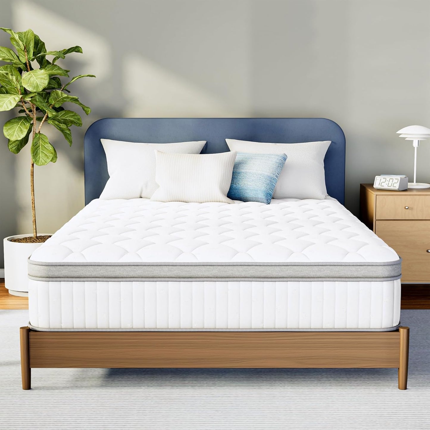 Neo Sleep Full Size Mattress - 12 Inch Hybrid Comfort & Support with Cooling Gel Foam | Medium Firm