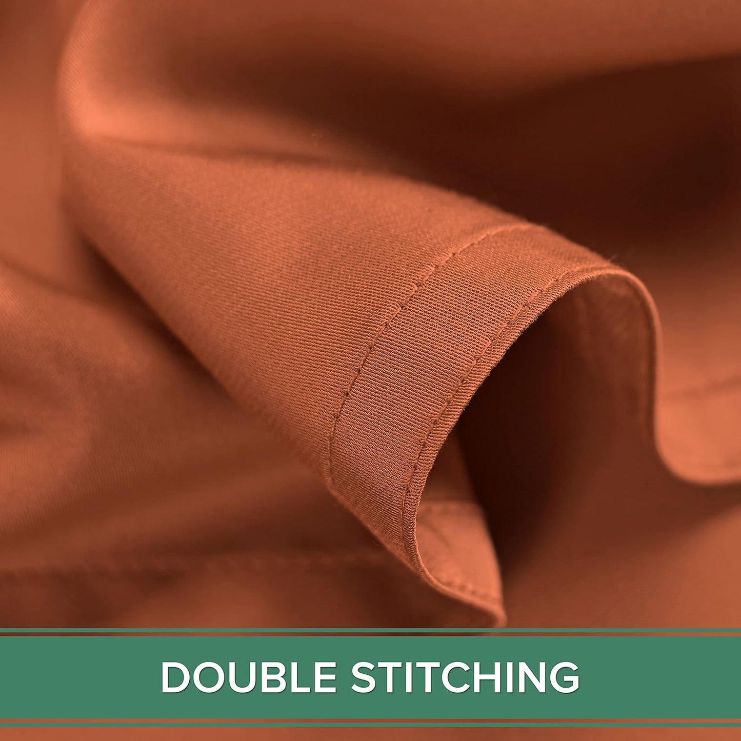 Pure Bamboo King Sheets - Luxuriously Soft 100% Organic Viscose Bed Sheet Set | Cooling & Durable (King, Terracotta)
