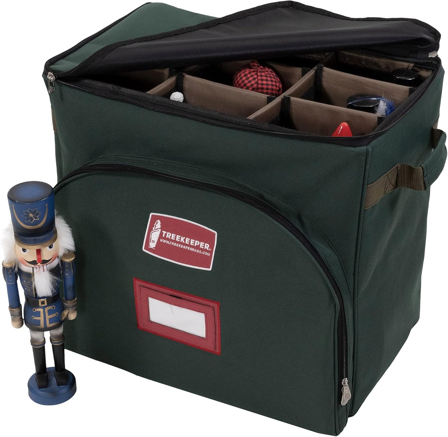 TreeKeeper Nutcracker Storage Box - 18-Inch Collectibles Organizer for Holiday Decor