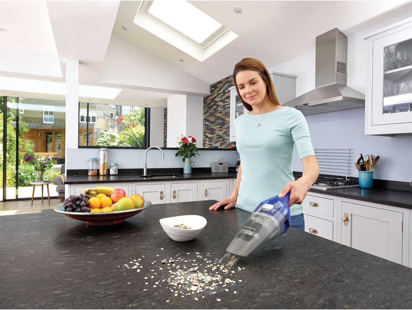 BLACK+DECKER Dustbuster Cordless Handheld Vacuum - QuickClean Home & Car Vacuum with Charger