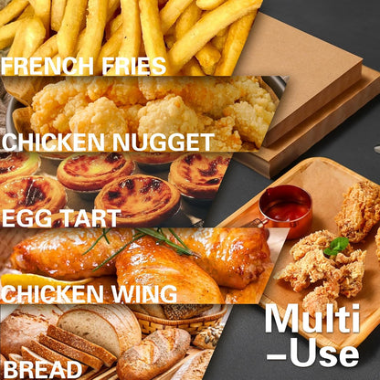 Ninja 260pcs Air Fryer Liners - Disposable Parchment Paper Sheets for Easy Cooking & Cleanup