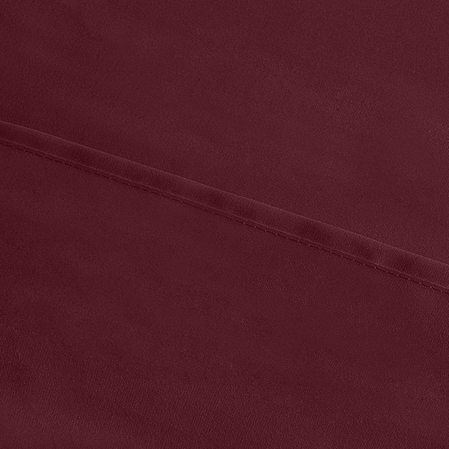 Utopia Bedding Standard Pillow Cases - Soft Brushed Microfiber - 4 Pack, Burgundy, 20 x 26 Inches