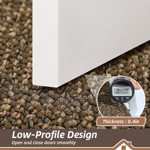 BEQHAUSE Dirt Trapper Door Mat - Non-Slip, Washable, Absorbent Entrance Mat | 20" x 48", Brown