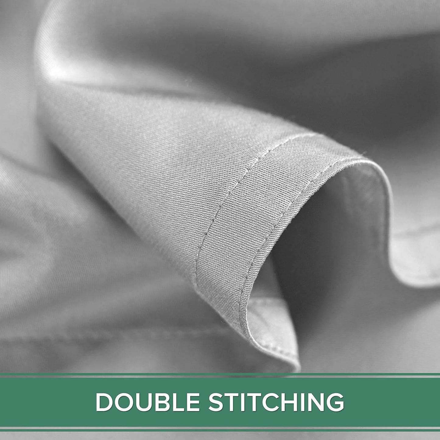 Pure Bamboo Queen Sheets - Luxuriously Soft 100% Organic Viscose Bed Sheet Set | Cooling & Durable (Queen, Silver Pearl)