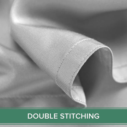 Pure Bamboo Queen Sheets - Luxuriously Soft 100% Organic Viscose Bed Sheet Set | Cooling & Durable (Queen, Silver Pearl)