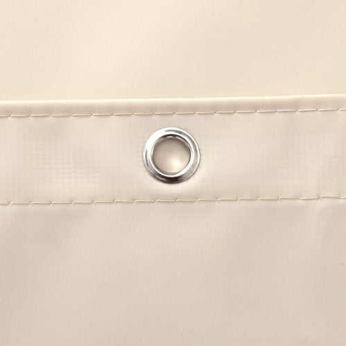 Barossa Design Beige Shower Curtain Liner with 6 Magnets - Waterproof PEVA Shower Liner for Bathroom, 72" x 72" Standard Size, PVC Free, Metal Grommets - Beige, 72x72