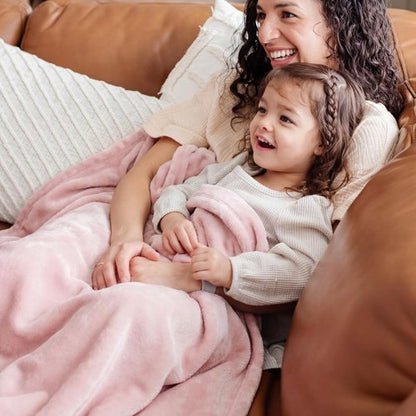 Bedsure GentleSoft Fleece Blanket Twin Size Pink - 300GSM Lightweight Plush Fuzzy Cozy Soft Warm Blanket for Bed, Sofa, Couch, Travel, Camping, 60x80 inches