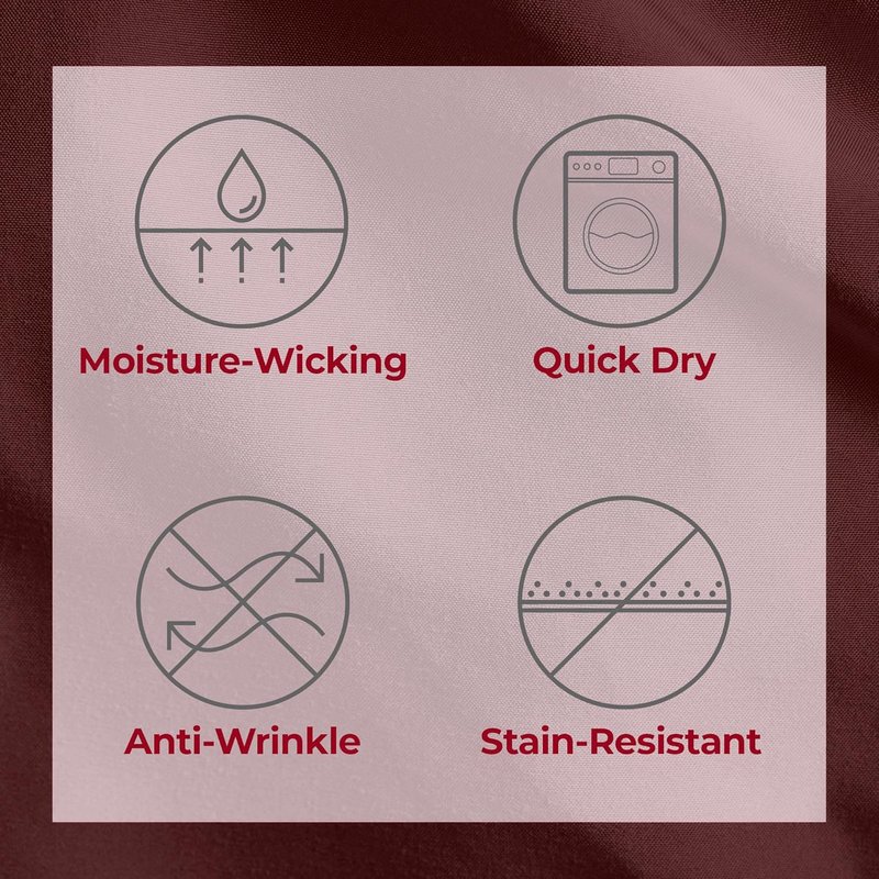 Mellanni Split King Sheets Set - 5 PC Iconic Collection Bedding - Hotel Luxury, Extra Soft, Cooling Bed Sheets - Wrinkle, Fade, Stain Resistant (Split King, Burgundy)