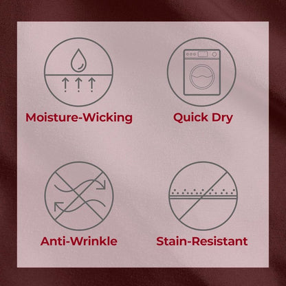 Mellanni Split King Sheets Set - 5 PC Iconic Collection Bedding - Hotel Luxury, Extra Soft, Cooling Bed Sheets - Wrinkle, Fade, Stain Resistant (Split King, Burgundy)