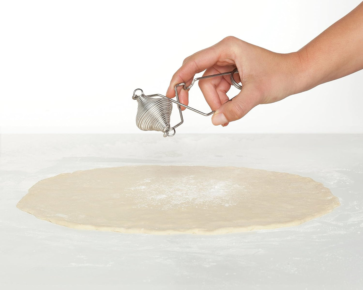 Mrs. Anderson’s Baking Flour Dusting Wand - 5-Ounce Capacity with 18/8 Stainless Steel Mesh