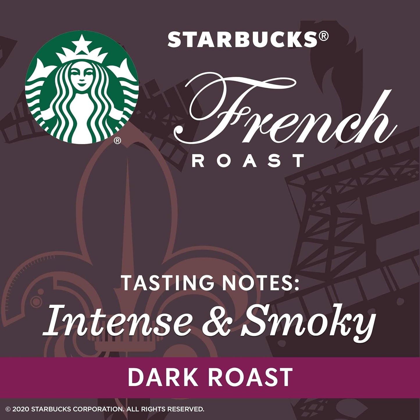 Starbucks Dark Roast Whole Bean Coffee - French Roast - 100% Arabica - 12 oz. Bag