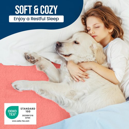 Utopia Bedding Waterproof Mattress Protector Queen Size (Pack of 14), Premium Terry Mattress Cover 200 GSM, Breathable, Fitted Style with Stretchable Pockets (Coral)
