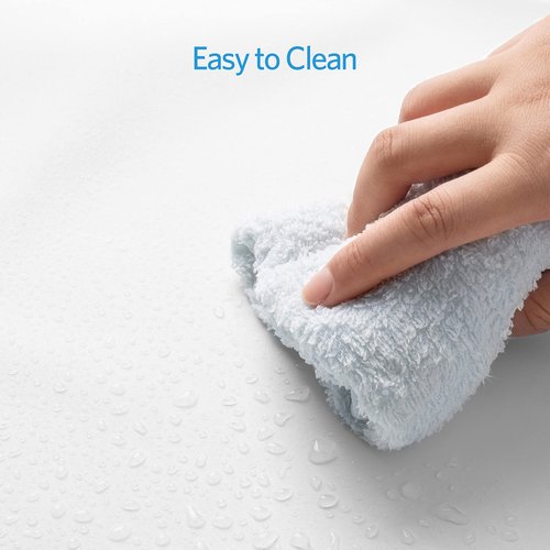 EHZNZIE Clear Shower Curtain Liner Light Weight PEVA, Shower Liner 72x72 Inches, Waterproof, No Chemical Smell with 12 Rust Proof Metal Grommets Holes for Bathroom Shower Curtain