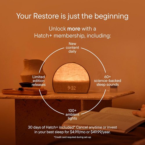 Hatch Home & Away Sleep Bundle - Restore 3 & Hatch Go in Putty | Ultimate Sleep Solution