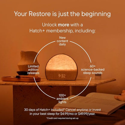 Hatch Home & Away Sleep Bundle - Restore 3 & Hatch Go in Putty | Ultimate Sleep Solution