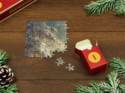 Abraham Hunter Jigsaw Puzzle Advent Calendar 2025 - 1008 Pieces, 24 Boxes, Festive Holiday Countdown Gift