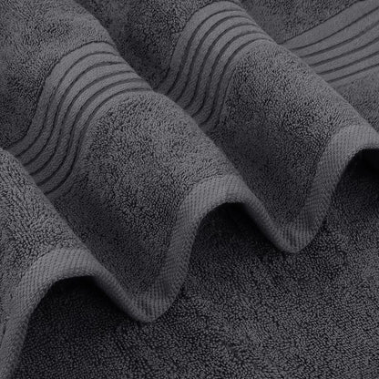 Utopia Towels 4 Pack Bath Towels Set, 27 by 54 Inches, 100% Ring Spun Cotton, Quick Dry, Highly Absorbent, Soft Feel Towels, Perfect for Daily Use, Grey