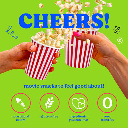 Pop n' Dulge Gourmet Popcorn Gift Set - 16 Pcs with 5 Non-GMO Kernels & Seasoning Packs | Perfect for Movie Nights & Housewarming Gifts