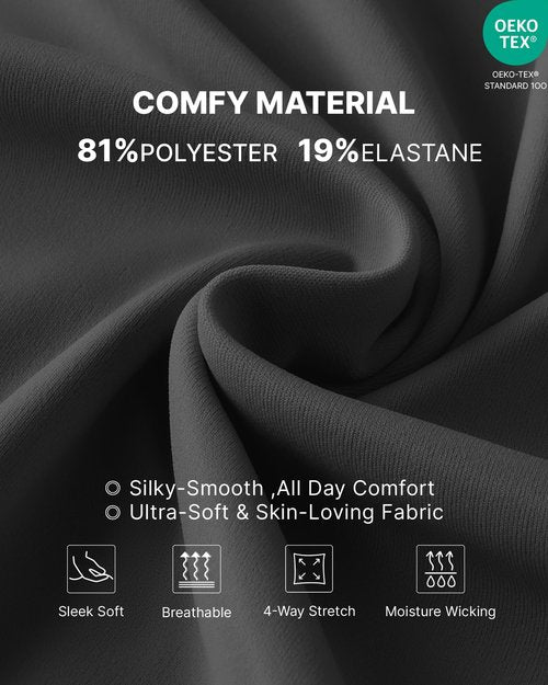 G4Free Maternity Dress Pants Work Pregnancy Outfits Front Pleats Yoga Pants Over The Belly Sweatpants Wide Leg Pants Loungewear (Black,M,Regular)