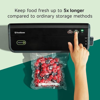 FoodSaver Precut Vacuum Sealer Bags - Airtight Food Storage for Sous Vide Cooking, BPA-Free, 1 Quart, 44 Count