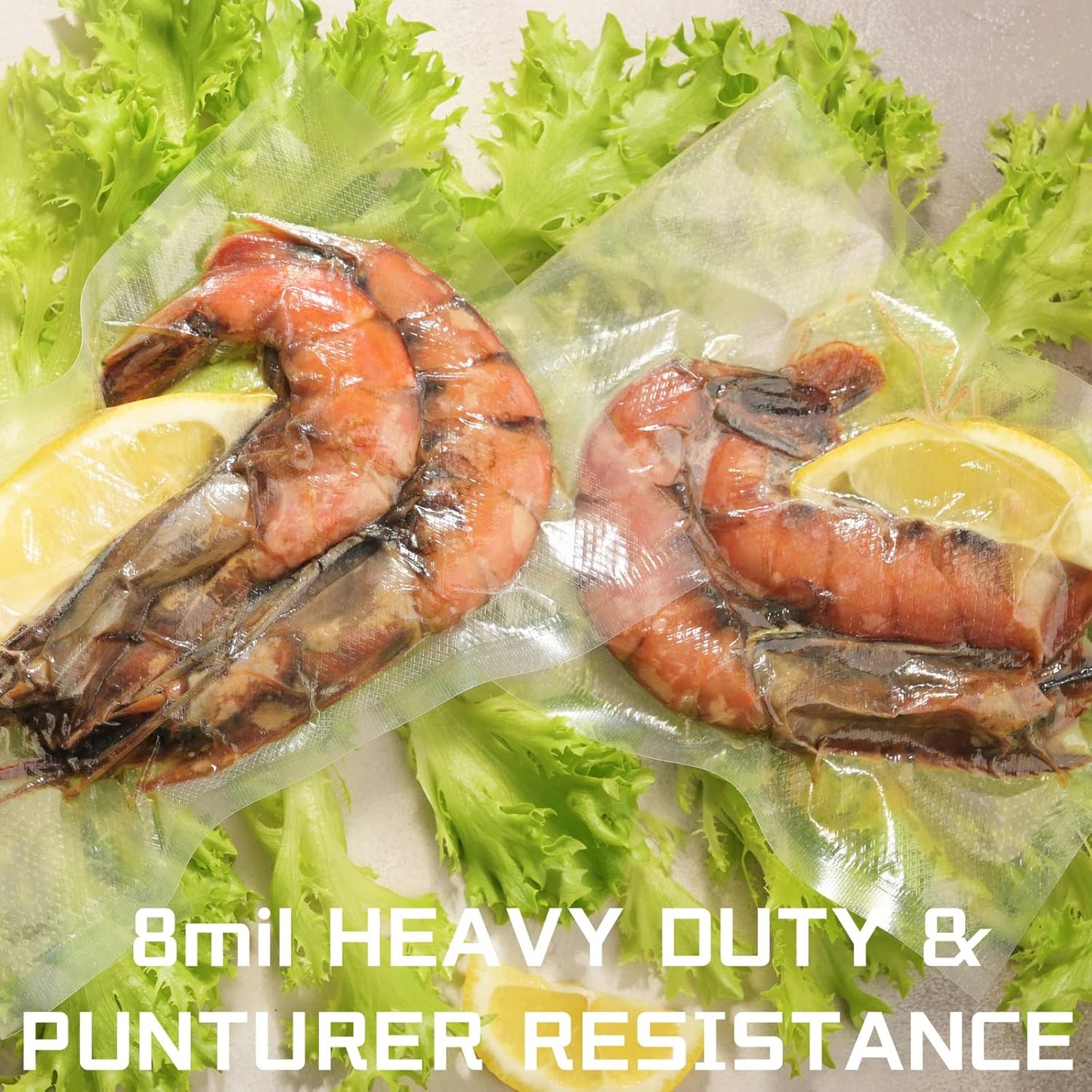 Vacuum Sealer Bags by [Brand Name] - Heavy Duty 8mil Rolls (2-Pack) | BPA-Free for Sous Vide & Meal Prep