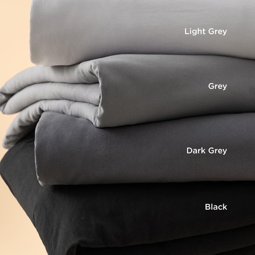 Bedsure Dark Grey Oversized Queen Duvet Cover - 3 Pieces Prewashed Cotton-Like Polyester Extra Soft Bedding Set, Includes 1 Duvet Cover 98x98 Inches with Zipper Closure & 2 Pillow Shams, No Comforter
