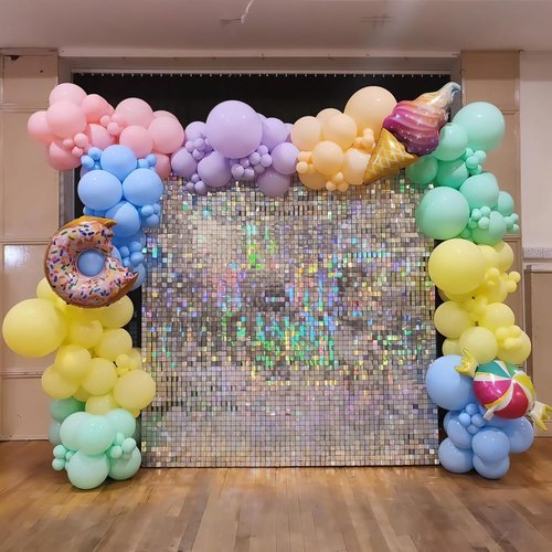 110Pcs Metallic Chrome Gold Balloon Arch Kit - 12 Inch Garland for Weddings, Birthdays & Celebrations