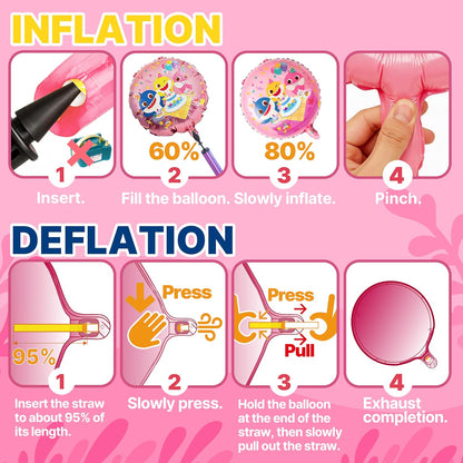 PartyWoo Pink Foil Number 3 Balloon - 40 Inch Mylar Helium Birthday Decoration for Kids' Parties